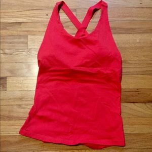 Prana tank top w/built in bra